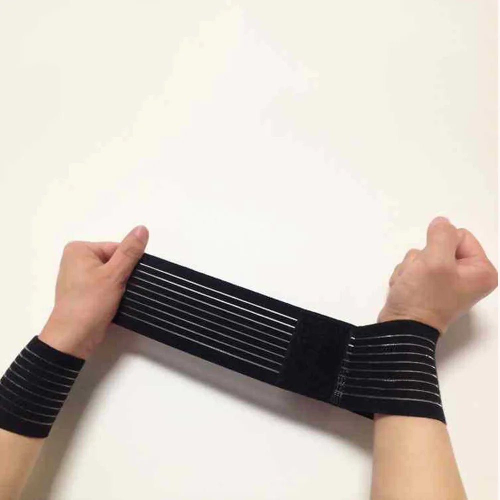 1 Pair Adjustable Wrist Wrap Fitness Bandage Band Basketball Tenis
