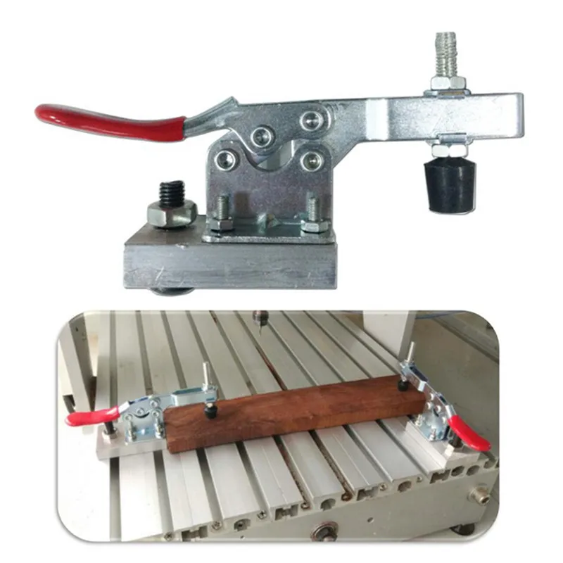 2Pcs CNC Work Table Metal Clamp Engraver Fastening Platen Fixture Engraving Machine Woodwork Quick Press Clamp