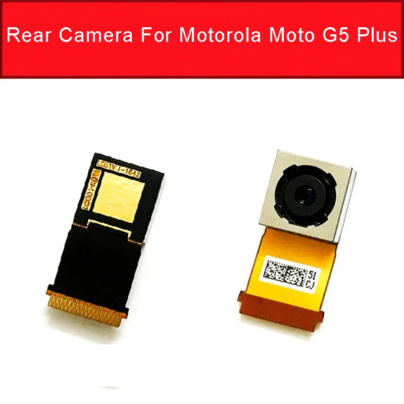 Модуль передней и задней камеры для Motorola MOTO G5 Plus XT1863 XT1684 XT1685 XT1686 основной небольшой модуль с камерой Запасная часть - Цвет: Back Camera