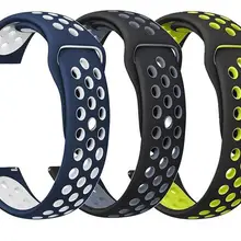 Силиконовый ремешок Ticwatch 1 2 E pro для samsung galaxy watch active 42 46 s2 s3 live Neo huami amazfit 2 s 1 bip pace Sport Band