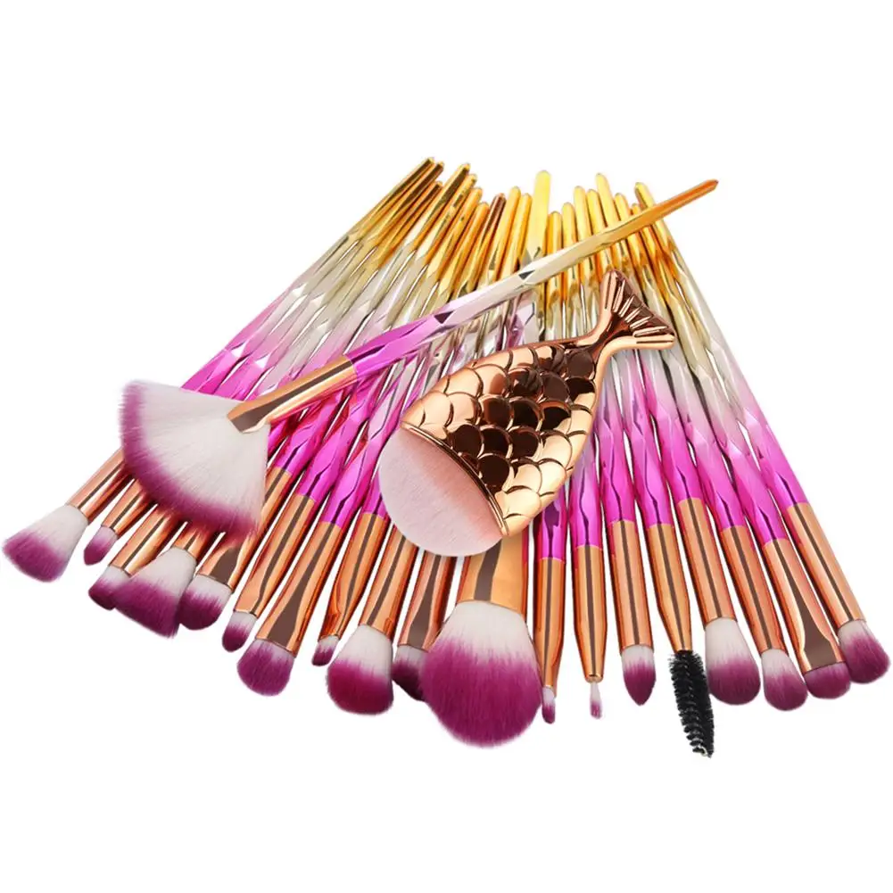 21 PCS Makeup Brush Set Mermaid Makeup Brush Foundation Brush Professional Makeup Brush Set 21 PCS Makeup Brush Set Mermaid Makeup Brush Foundation Brush Professional Makeup Brush Set