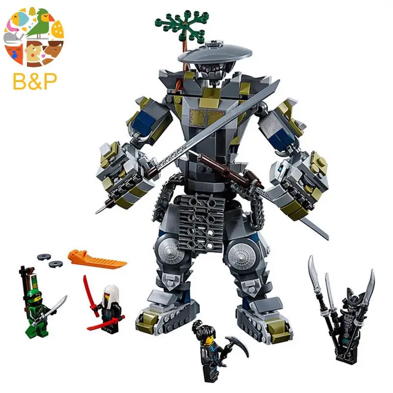 

2018 NEW The Oni Titan Model Ninja series Building Blocks Brick Toy For Children Birthday Gift compatible 70658