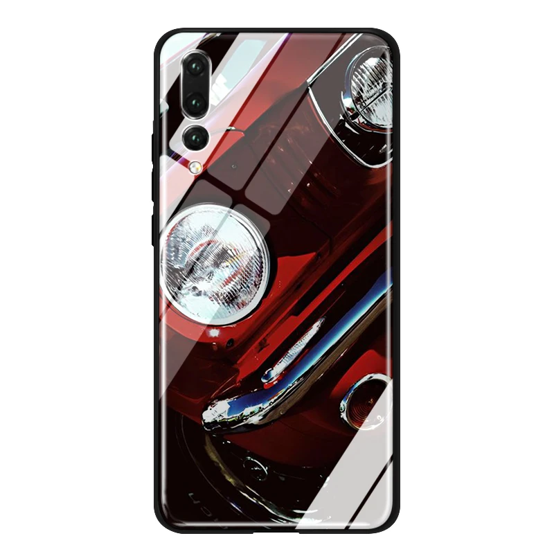 Чехол Lavaza CLASSIC MUSTANG со стеклянными задними фонарями из ТПУ для huawei mate 20 P10 P20 P30 Y6 Y9 P smart lite Pro - Цвет: TG5