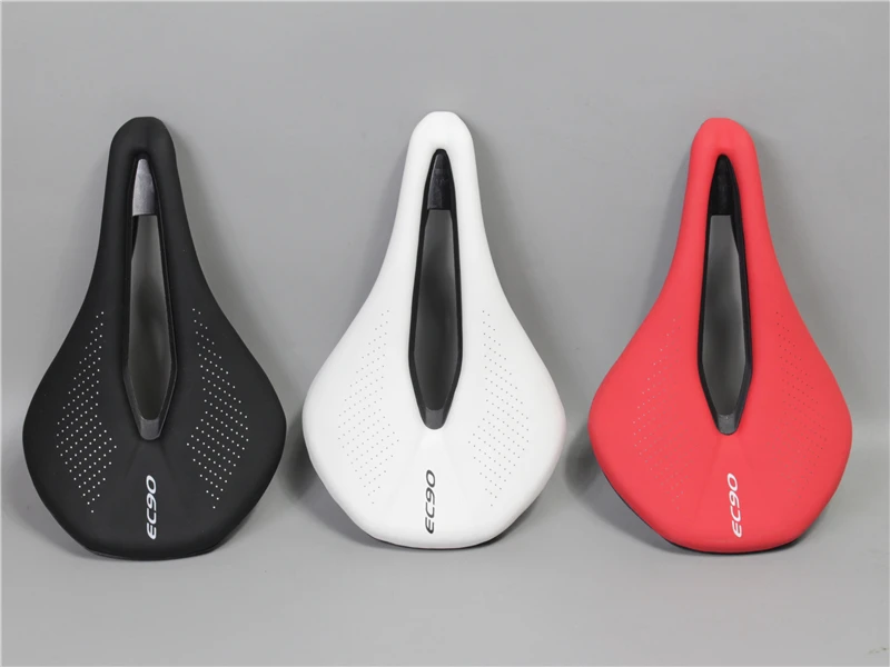 2017 EC90 Bicycle Saddle Seat MTB Road Bike Saddles Seat Cushion Breathable Soft PU Racing