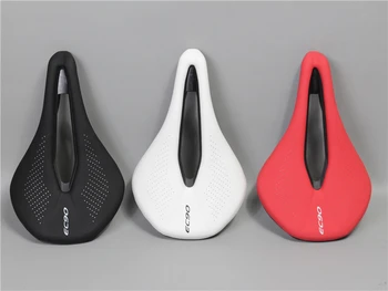 

2017 EC90 Bicycle Saddle Seat MTB Road Bike Saddles Seat Cushion Breathable Soft PU Racing Saddle White black red 3 colors 199G