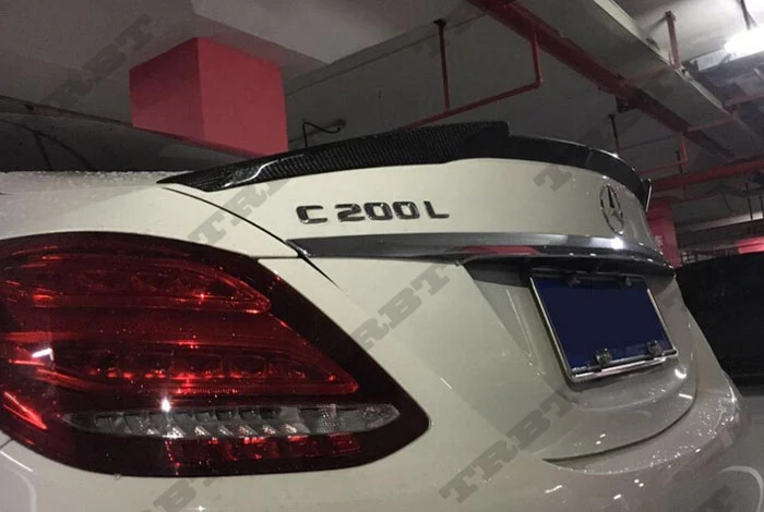 

Fit for Mercedes-Benz 2015 C ML W205 carbon fiber rear spoiler rear wing