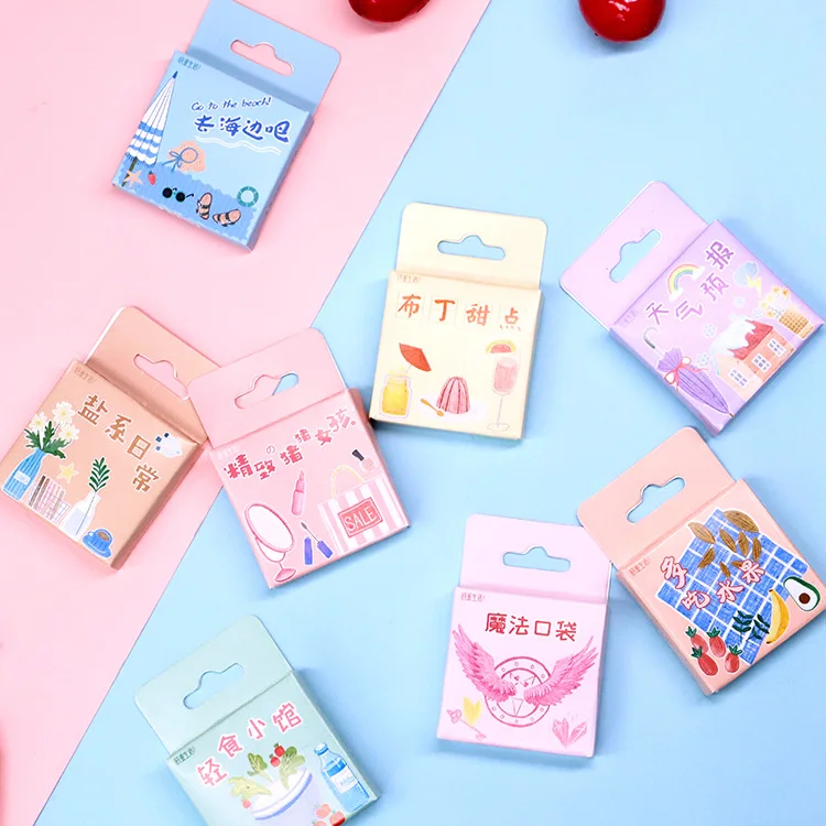 

Mohamm Life Museum Series Kawaii Cute Sticker Custom Stickers Diary Stationary Flakes Scrapbook DIY Decorative Stickers