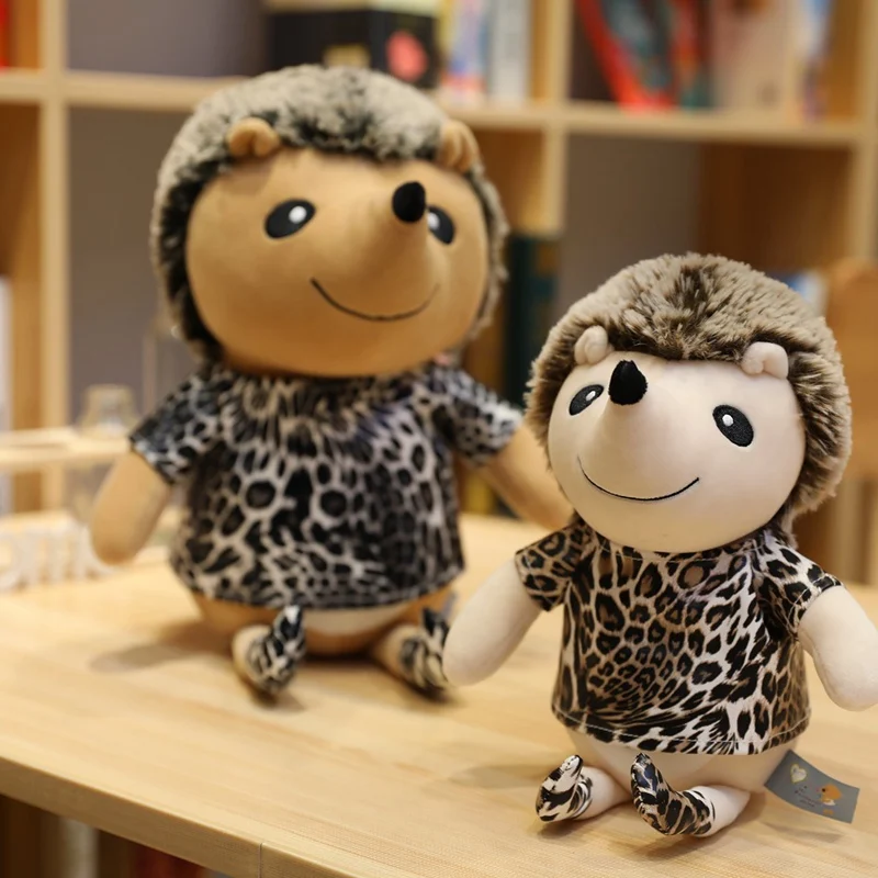 

1pc 25-50cm The Simulation Of The Leopard Hedgehog Mouse Animal Doll Plush Toys For Christmas Gift High Quality Stuffed Animals