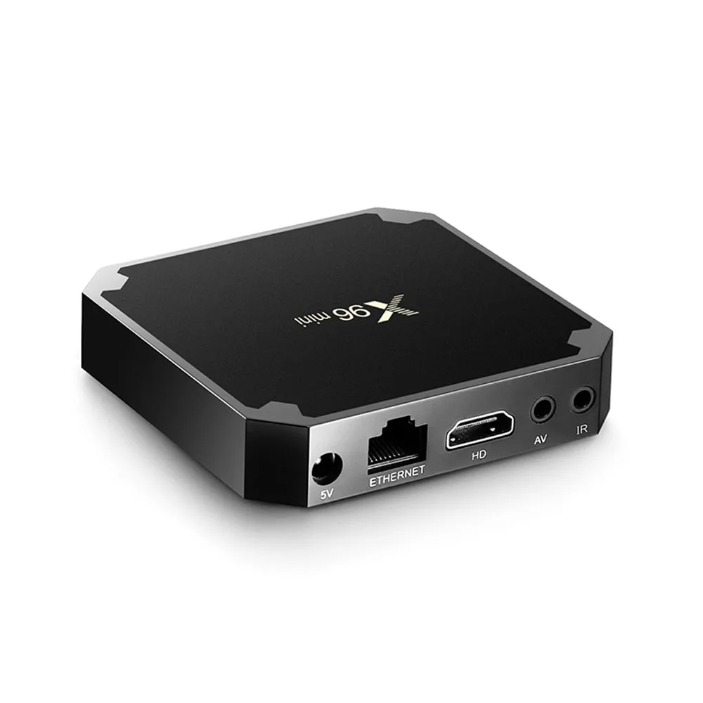 10 шт./лот 2 Гб 16 Гб X96 Мини ТВ приставка Android 7,1 смарт-приставка Amlogic S905W четырехъядерный 2,4 ГГц WiFi Интернет x96mini