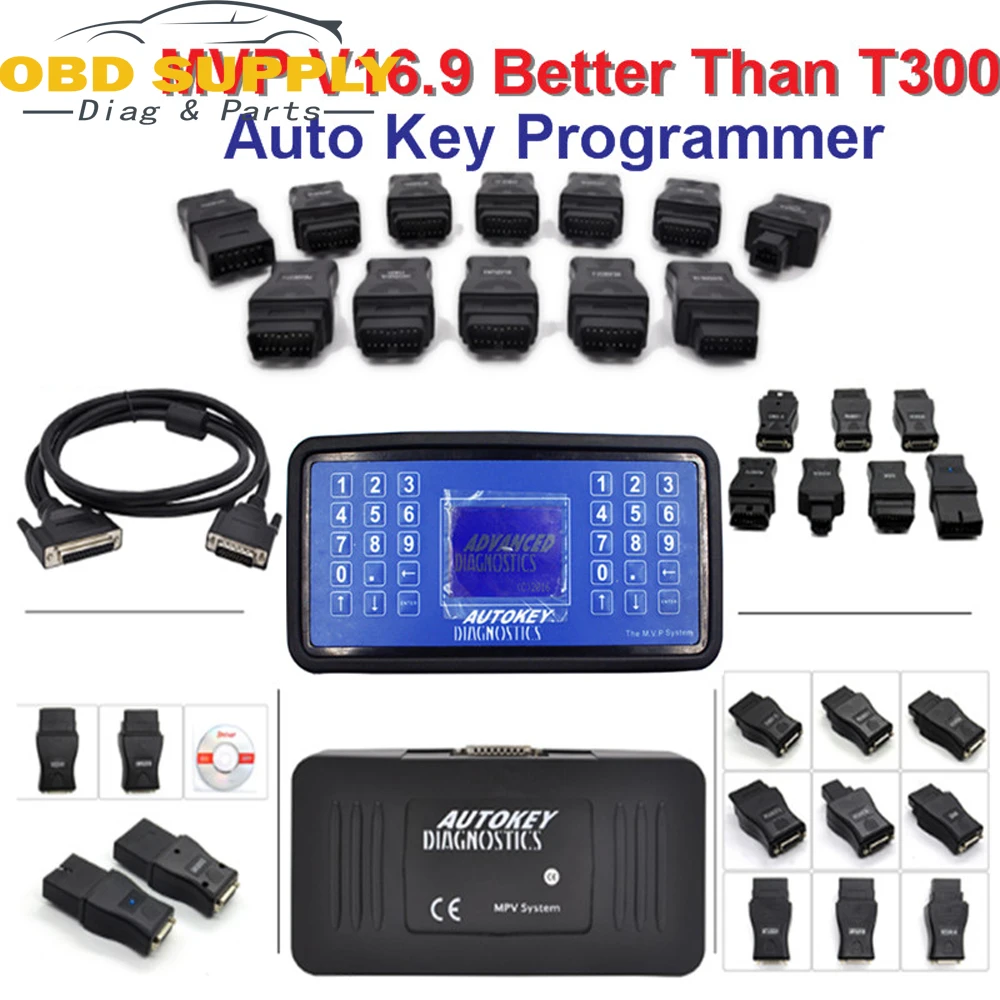 

Latest V17.8 MVP Key Programmer Support English/Spanish MVP Pro Key Decoder Update of AD100 Code Reader For Multi-Cars