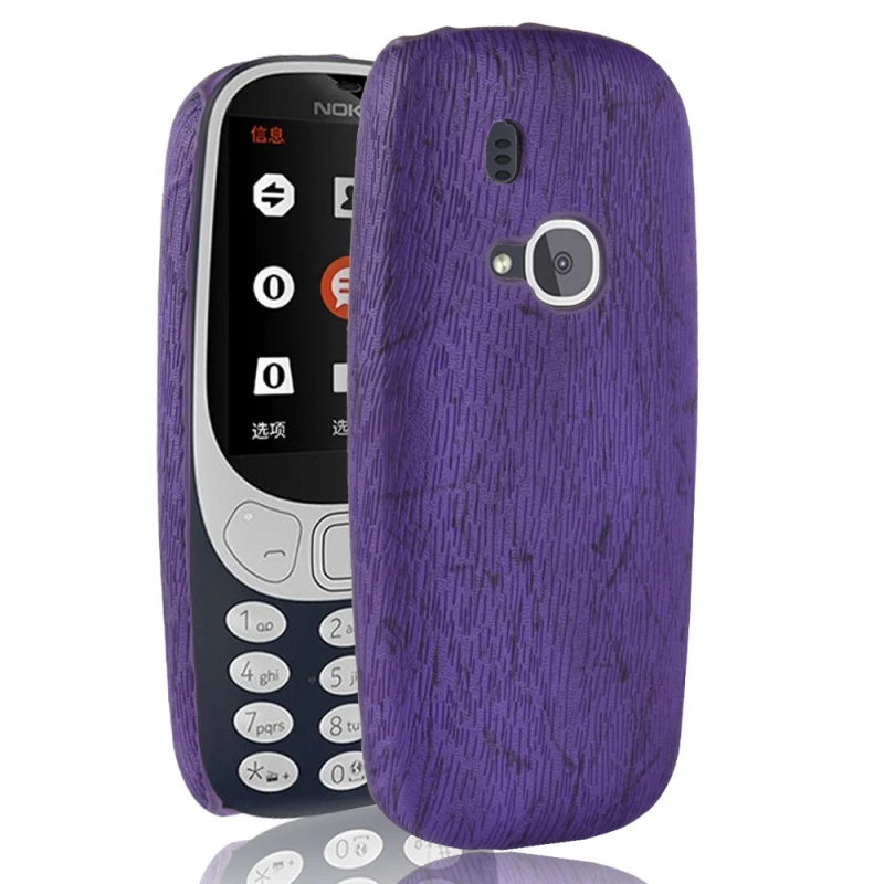 Nokia 3310 Wood grain PU leather +PC case_8