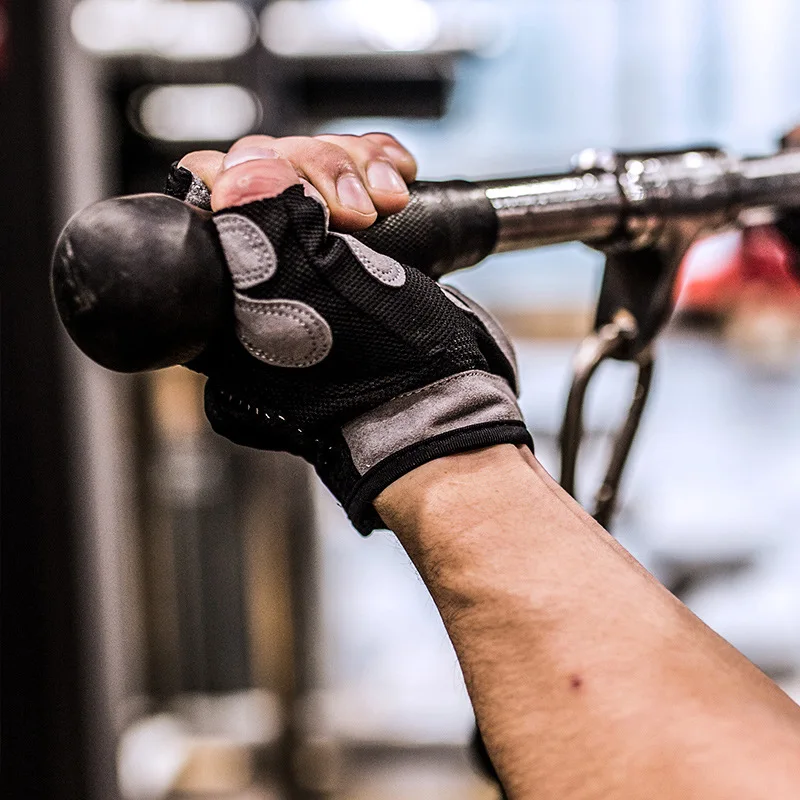 Men Women Breathable Gym Gloves Body Building Half Finger Crossfit Gloves Anti-slip Weight Lifting Sport Training Fitness Gloves Men Women Breathable Gym Gloves Body Building Half Finger Crossfit Gloves Anti-slip Weight Lifting Sport Training Fitness Gloves