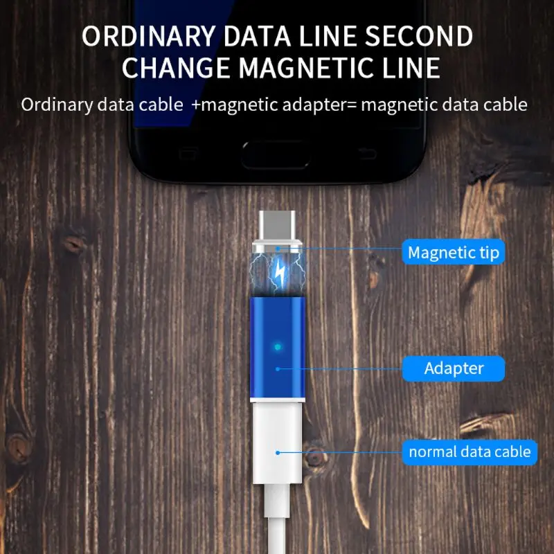 Магнитный Тип C Женский к Micro USB+ Тип C Мужской данных быстрой зарядки адаптер конвертер для samsung huawei Xiaomi htc телефон