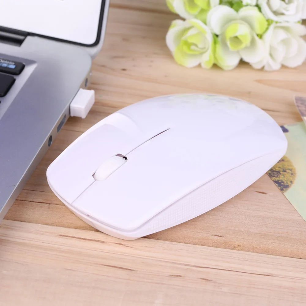 

Hot 2.4G Wifi mouse USB wireless and mice 10M working distance ,super slim mouse rato For PC Laptop mause