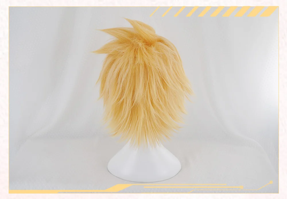 AniHut Denki Kaminari Boku No Hero Academia Anime Cosplay Wig My Hero Academia/Academy Cosplay Hair Denki Kaminari Anime Wigs