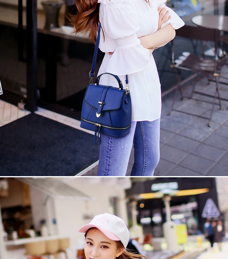 LITSINGWANG женский многофункциональный рюкзак в европейском и американском стиле для девочек-подростков, маленькие Сумки из искусственной кожи, модная сумка