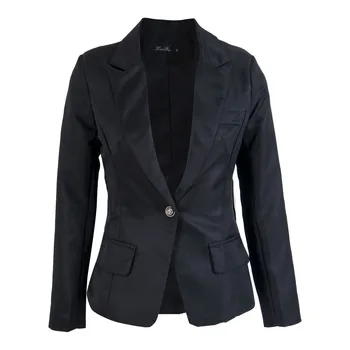 

Women's Long Sleeve Slim Business Formal Leisure Lapel Suit Jacket Coat Outwear