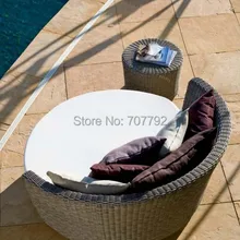 Мебель из ротанга, плетеная уличная круглый шезлонг