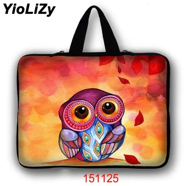Best Offers Owl print men Laptop bag 7 10 12 13 13.3 14 15 15.6 17 17.3 inch women notebook sleeve smart tablet bag cover handbag LB-151125 Best Offers Owl print men Laptop bag 7 10 12 13 13.3 14 15 15.6 17 17.3 inch women notebook sleeve smart tablet bag cover handbag LB-151125