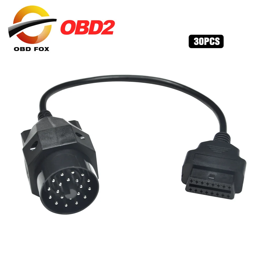30 шт./лот для bmw 20pin к obd2 16 Pin штекер sprinter 14 pin разъем Nissan 14pin GM 12 PIN obd ii Женский|obd male|obd