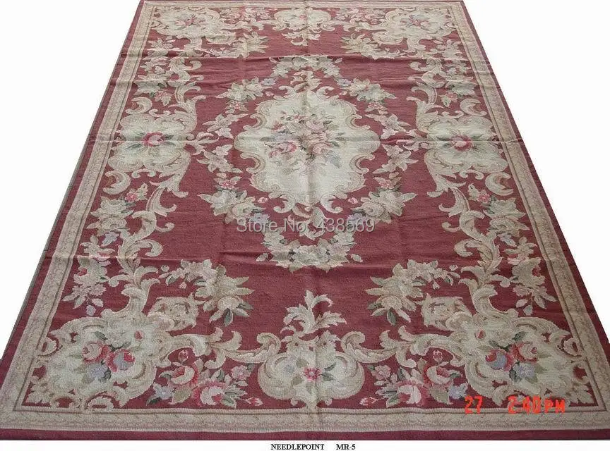 Free shipping 10K 3'X5' needlepoint rugs,100% New Zealand wool rugs