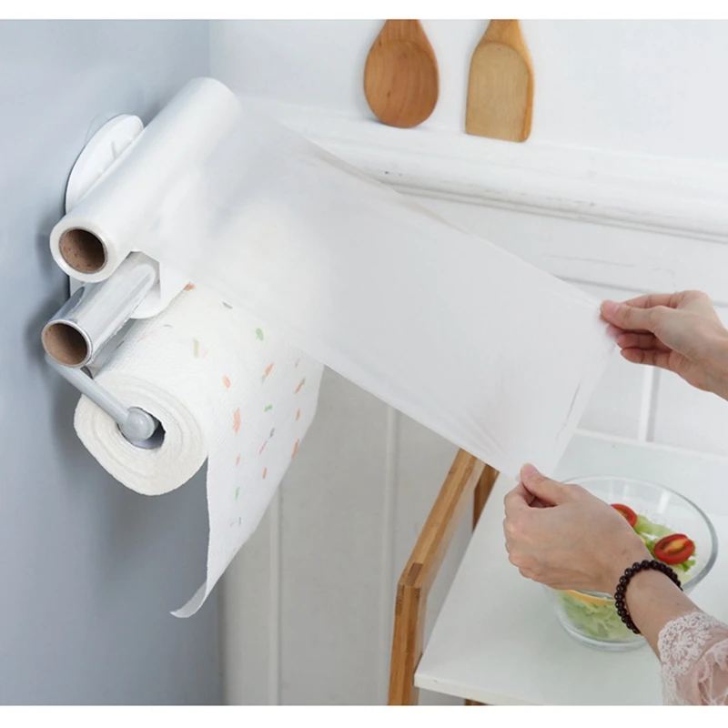 Топ регулируемые белые держатели для полотенец бумажный держатель Магнитные Вешалки для полотенец бумажный рулон для ванной комнаты для дома/кухни аксессуары для ванной комнаты