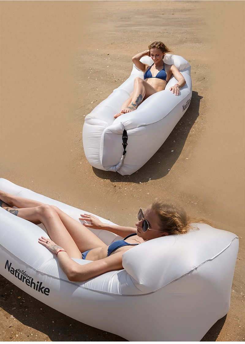 Naturehike Надувной Спальный Мешок с бананом, открытый пляжный шезлонг, надувной кемпинг, кресло для отдыха, наполненный воздухом, шезлонг, кемпинг, диван