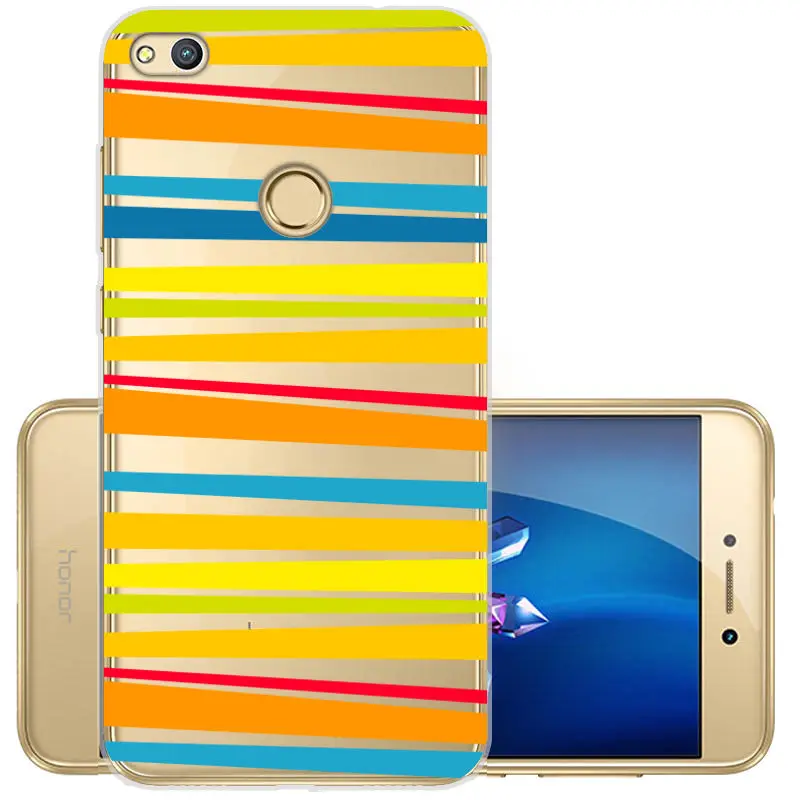 Painted Soft TPU Cover for Huawei P8 P9 Lite 2017 Clear Silicone Case Y5 Y6 2017 P Smart Honor 10 9 8X 9 lite Protective Fundas  (18).
