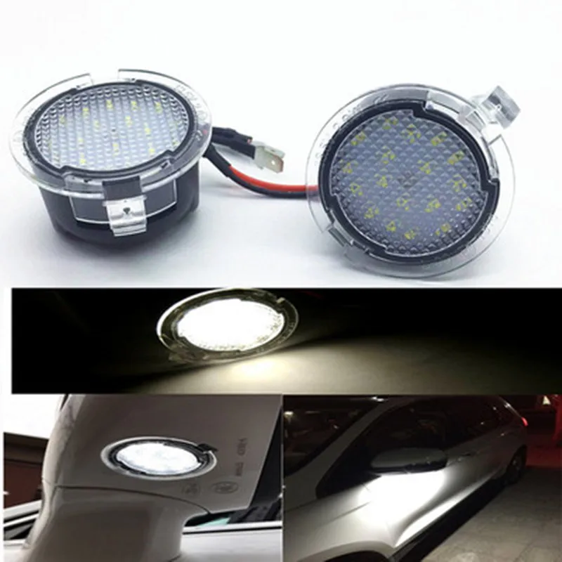 2x for Ford F150 Edge Mondeo Explorer Mustang LED Side Mirror Puddle Lights Blue 2x for Ford F150 Edge Mondeo Explorer Mustang LED Side Mirror Puddle Lights Blue