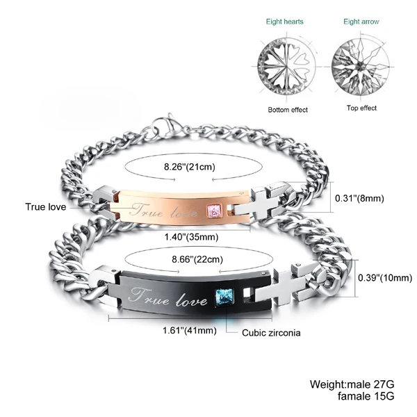 Compra Pulseras a juego para parejas online al por mayor de China, Mayoristas de Pulseras a juego para parejas , Aliexpress.com