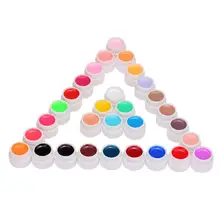 Профессиональный UV гель для Неил арта украшения для кончиков ногтей дизайн маникюра 36 Цвет УФ светодиодный гель Лаки лак Гель-лак для ногтей искусство украшения