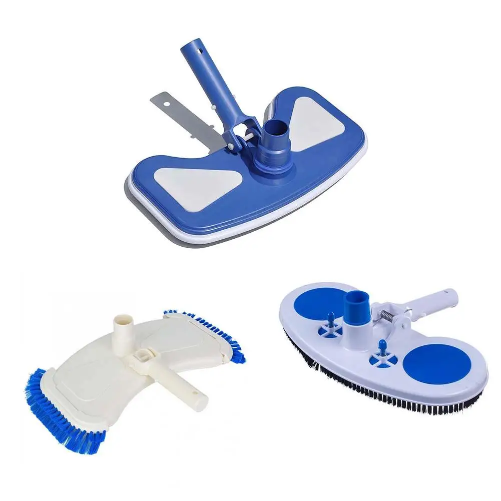 

Oval Vacuum Cleaner Swimming Pool Cleaning Kit Vacuum Head With Side Brush Hotel Spa Cleaning Tool 2019 New