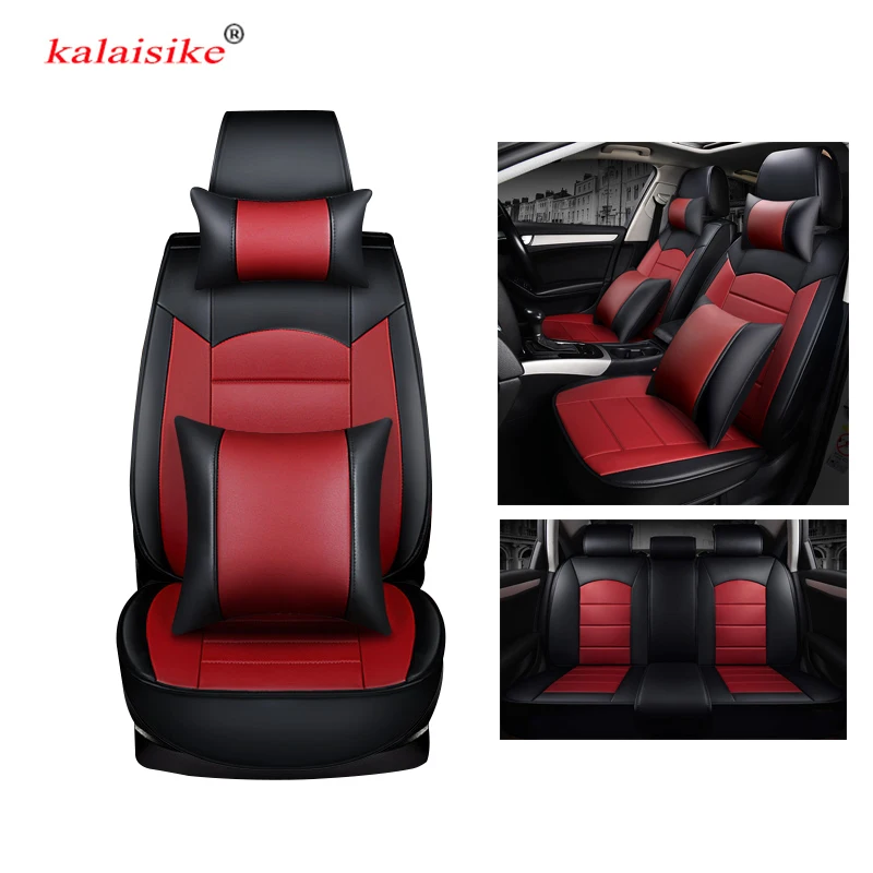 

kalaisike leather universal car seat covers for Dodge all models Avenger Charger Dart RAM car styling auto accessories
