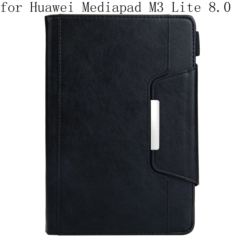 Подставка рукоять Smart Case для huawei Mediapad M3 Lite 8,0 дюйма из искусственной кожи раза крышку с кошелек Функция принципиально Капа + подарки