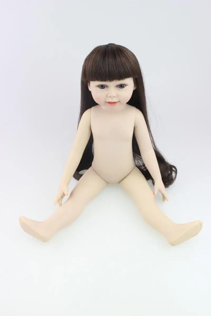 45cm silicone realista baby reborn dolls toys for children girls 18inch American real doll princess boneca brinquedos juguetes