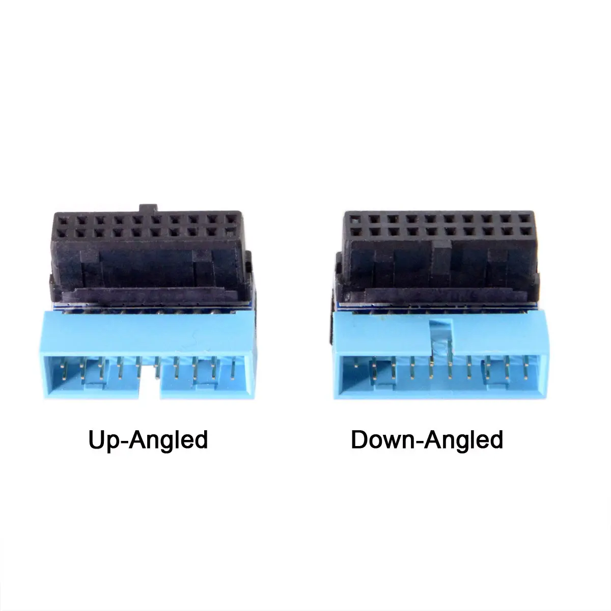 Jimier USB 3 0 20pin мужского и женского пола удлинитель адаптер с крышкой вверх/вниз под