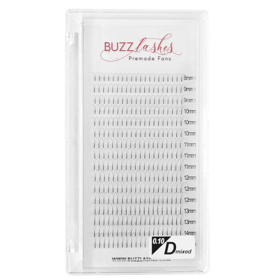 pre made 2d volume fans mixed tray