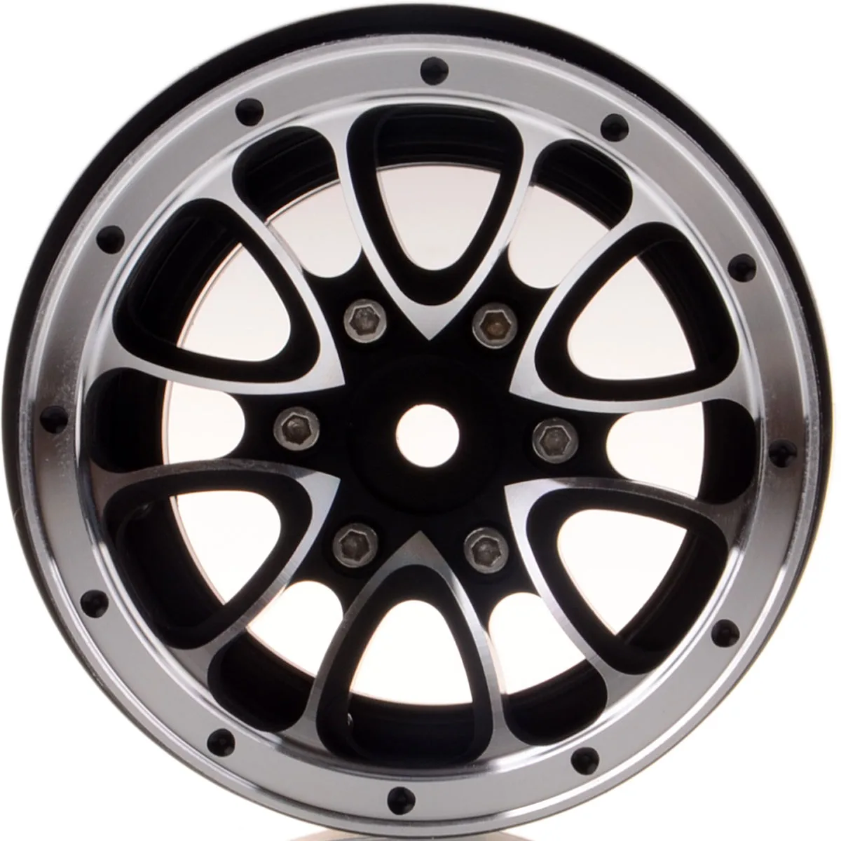 RC 4xAluminum 1 9 &quotBeadlock обод колеса для 1/10 Рок Гусеничный осевой 1051 SCX10 D90|beadlock wheels|beadlock
