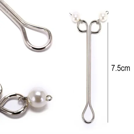 HWetR 1 Pair Body Jewelry Steel Brease Nipple Clamps/Labia Clips/Clitoris Clips/Labium Clamps/Ear Clips For Women Hot Sale