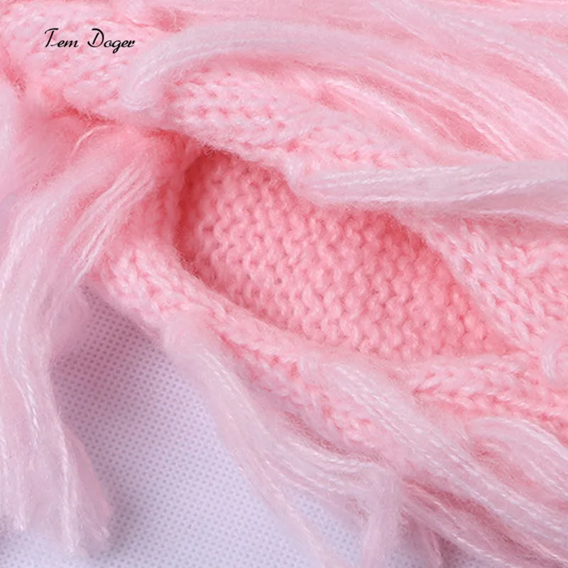 Tem Doger Baby Girl Clothes Autumn Winter Fashion Waistcoat Tassel Sleeveless Sweater Girls Manual Vest Boutique Kids Clothing (2)