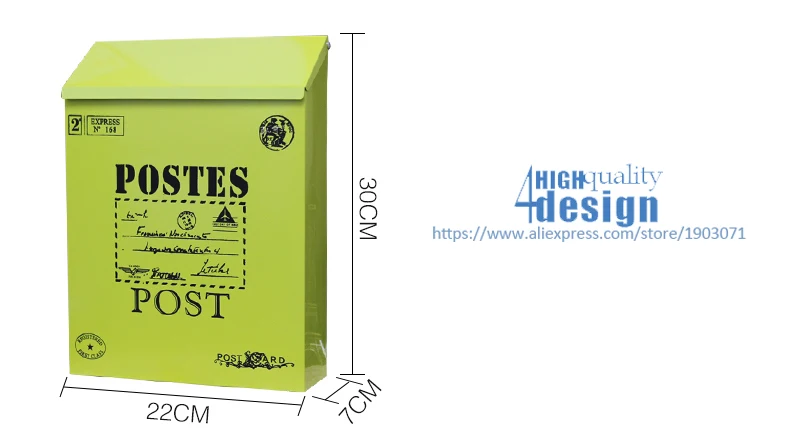 colorful small letter box vintage (21)