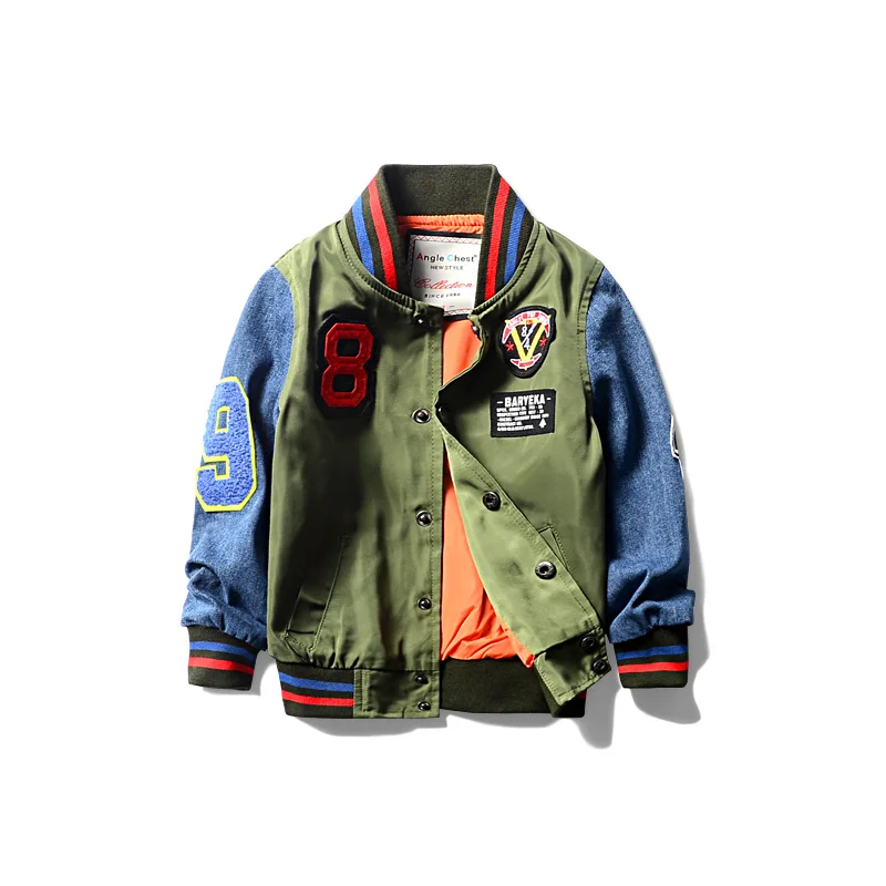 Children's fashion baseball jackets spring autumn new children's