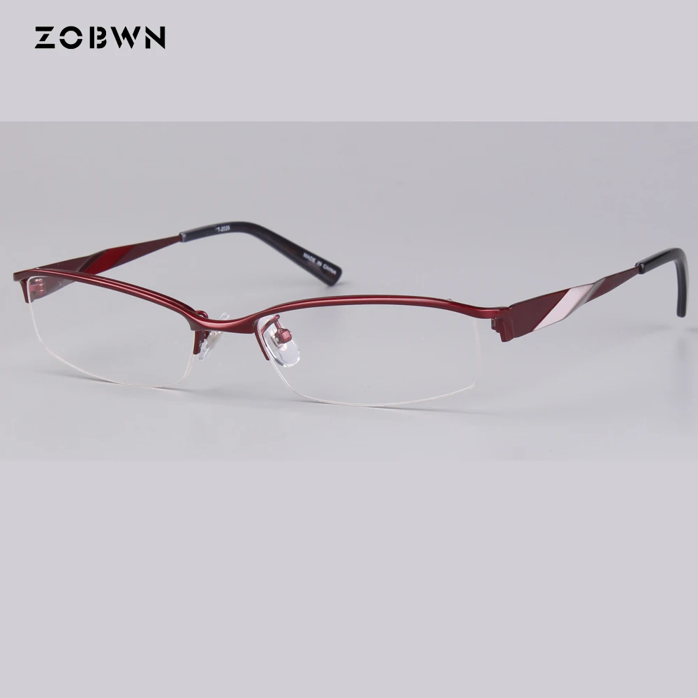 

Classic simple eyeglasses women Optical Frame Brand Unisex Glasses Frame half-rim big size prescription eyewear for myopia lens