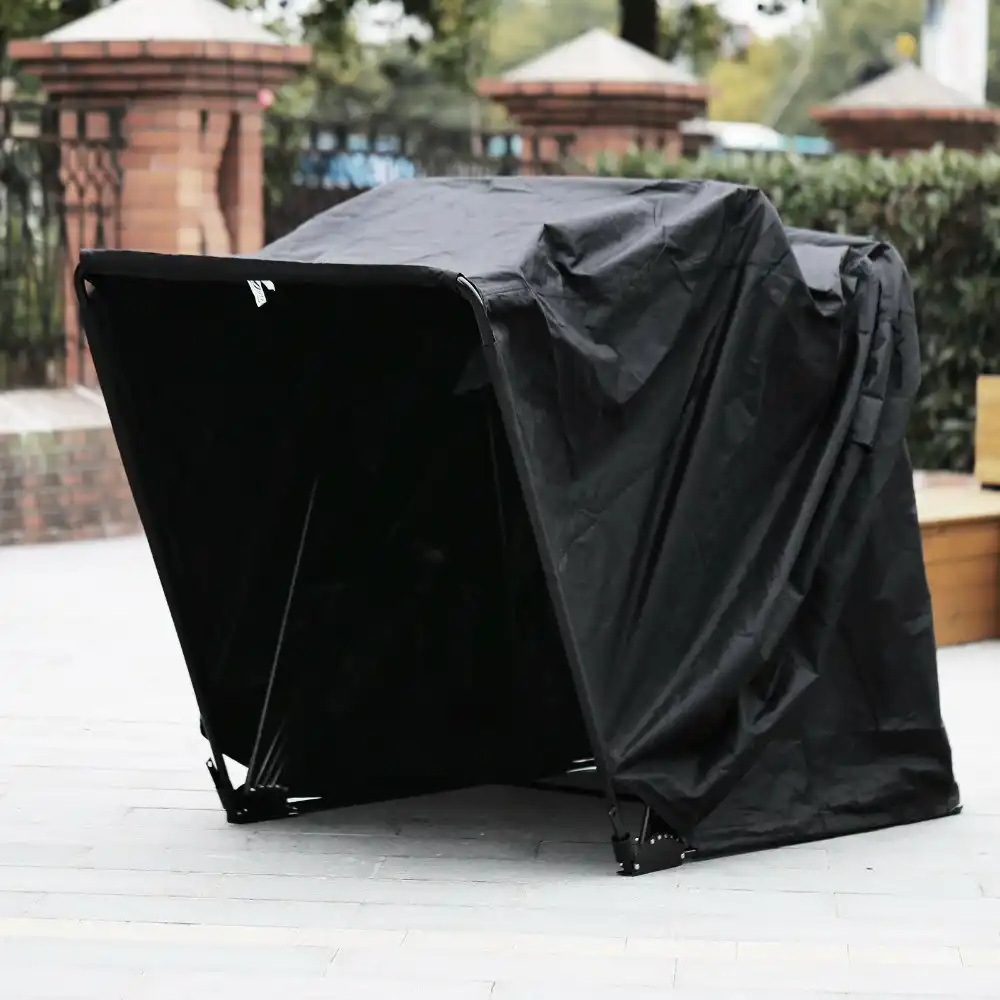 locking motorcycle cover