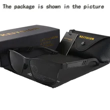 HEITHION Men Polarized Sunglasses Aluminum Magnesium Sun Glasses Driving Glasses Rectangle Shades For Men Oculos masculino Male HEITHION Men Polarized Sunglasses Aluminum Magnesium Sun Glasses Driving Glasses Rectangle Shades For Men Oculos masculino Male