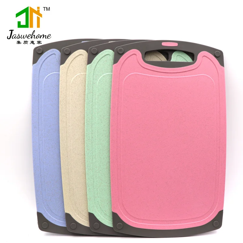

Antibacterial Multifunction Eco Wheat Straw Chopping Board Heat Resistant Chopping Blocks Fruit Vegetable Cutting Boards