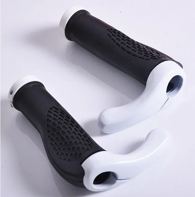 WEST BIKING MTB Bike Bicycle Cycling Handle Bar Grips Ergonomic Aluminum Rubber Horns Bicycle Handlebar Grips Bike Accessories