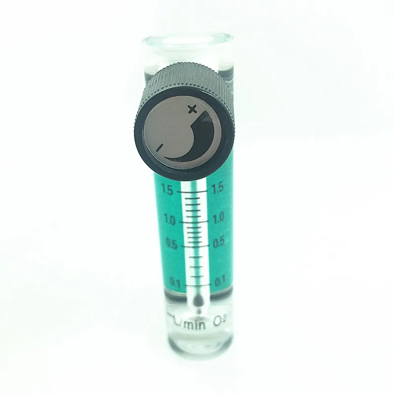 Air Oxygen Gas flow meter flowmeter caudalimetro counter flow indicator O2 oxigen gas meter flow device switch 0.1-1.5Lmin 1