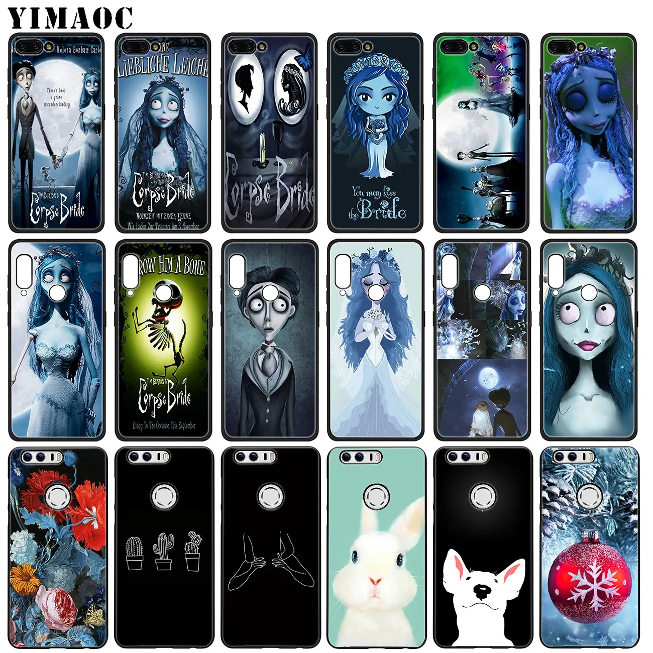 YIMAOC Труп невесты Мягкий силиконовый чехол для телефона Huawei Honor 20 Pro 8C 8X 8 9 9X 10 Lite 7X 7A