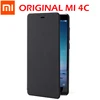 Original Xiaomi Mi 4C caso MI4C Smart Flip PU Funda de cuero con función de despertar para Mi 4C negro 5 